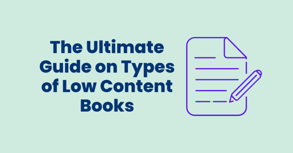 Types of Low Content Books